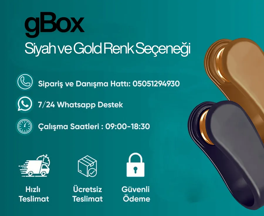 gBox Bileklik - Resmi Satış Sitesi - Footer